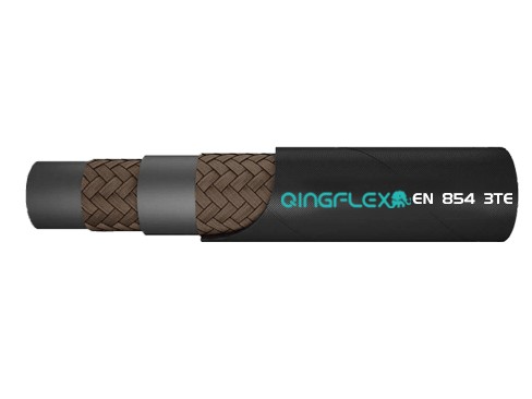 Two Textile Braid Hydraulic Hose EN 854 3TE