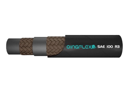 Two Textile Braid Hydraulic Hose SAE 100 R3