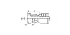 SS21611D-RW NPSM FEMALE 60° CONE DOUBLE HEXAGON SS21611D-RW NPSM FEMALE 60° CONE DOUBLE HEXAGON