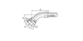 SS27841 45° SAE FEMALE 90° CONE SEAT (SAE J513)