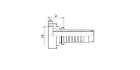 SS50011 METRIC STANDPIPE STRAIGHT (DIN 2353)