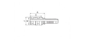 SS60011 MT STAPLE-LOK MALE SS60011 MT STAPLE-LOK MALE