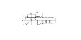 SS70011 METRIC BANJO (DIN 7642)