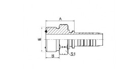 SS14211 ORFS MALE O-RING SEAL(ISO 8434-3 --SAE J1453)