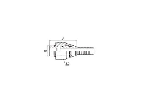 SS16011SW-S SAE O-RING BOSS SWIVEL MALE