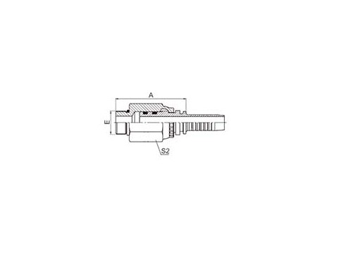 SS16011SW SAE O-RING BOSS SWIVEL MALE
