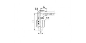 SS16091KSW 90° SAE O-RING BOSS SWIVEL MALE  SS16091KSW 90° SAE O-RING BOSS SWIVEL MALE