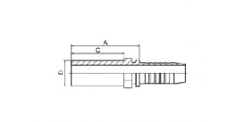 SS50011 METRIC STANDPIPE STRAIGHT (DIN 2353)