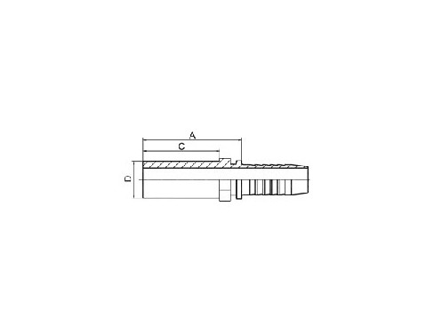 SS50011 METRIC STANDPIPE STRAIGHT (DIN 2353)