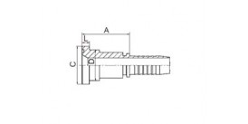 SS87311 SAE FLANGE 3000 PSI (ISO 12151-3--SAE J516)