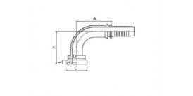 SS88191 90° JIS FLANGE