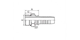 16011 SAE O-RING MALE (ISO 11926--SAE J1926) 16011 SAE O-RING MALE (ISO 11926--SAE J1926)