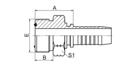 14211 ORFS MALE O-RING SEAL(ISO 8434-3 --SAE J1453)  14211 ORFS MALE O-RING SEAL(ISO 8434-3 --SAE J1453)