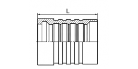 00621 INTERLOCK FERRULE FOR GB/T 10544 R13 /  SAE 100 R13 / EN856 R13 HOSE  00621 INTERLOCK FERRULE FOR GB/T 10544 R13 /  SAE 100 R13 / EN856 R13 HOSE