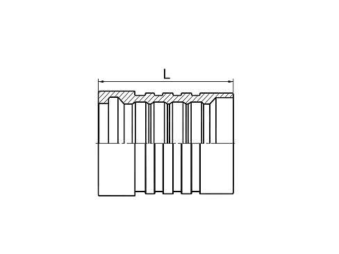 00621 INTERLOCK FERRULE FOR GB/T 10544 R13 / SAE 100 R13 / EN856 R13 HOSE 00621 INTERLOCK FERRULE FOR GB/T 10544 R13 / SAE 100 R13 / EN856 R13 HOSE