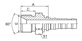 12613 BSP MALE 60° CONE SEAL 12613 BSP MALE 60° CONE SEAL
