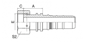 24213-W ORFS FEMALE FLAT SEAL 24213-W ORFS FEMALE FLAT SEAL
