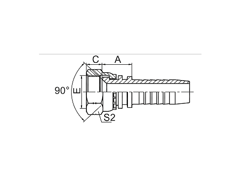 27811 SAE FEMALE 90° CONE SEAL 27811 SAE FEMALE 90° CONE SEAL