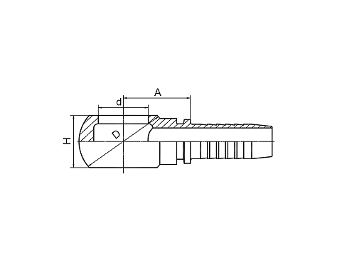 70011 METRIC BANJO DIN 7642