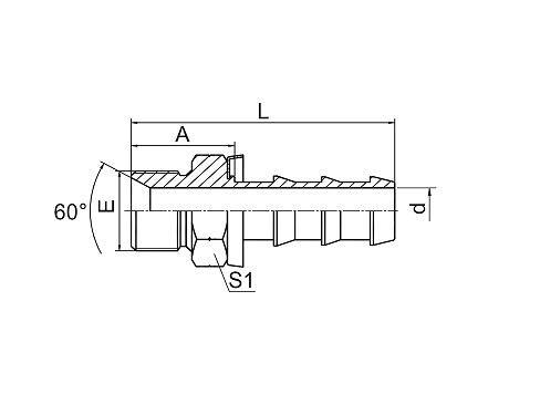 12610A BSP MALE 60° CONE SEAL 12610A BSP MALE 60° CONE SEAL