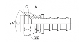 26710 JIC FEMALE 74° CONE SEAL  26710 JIC FEMALE 74° CONE SEAL
