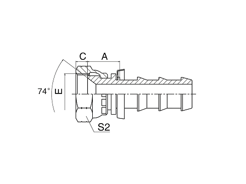 27810 SAE FEMALE 90° CONE SEAL 27810 SAE FEMALE 90° CONE SEAL