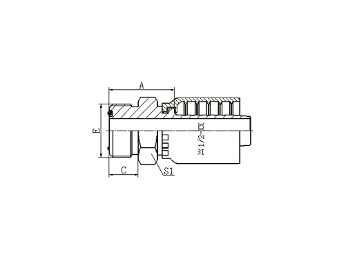 10311Y JB O-RING METRIC MALE FLAT SEAL REF.JB/T 988 10311Y JB O-RING METRIC MALE FLAT SEAL REF.JB/T 988