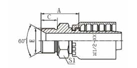 10611Y METRIC MALE 60°CONE SEAL  10611Y METRIC MALE 60°CONE SEAL