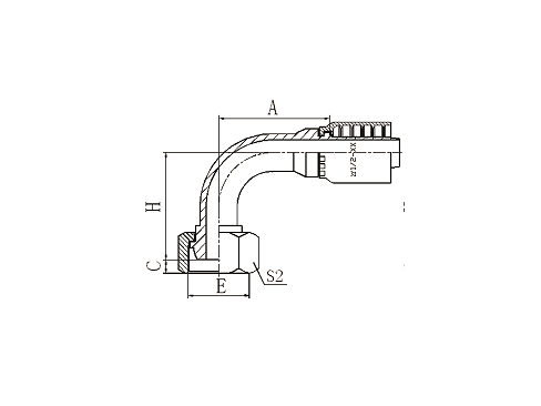 20191Y 90° METRIC FEMALE MUISEAL 20191Y 90° METRIC FEMALE MUISEAL