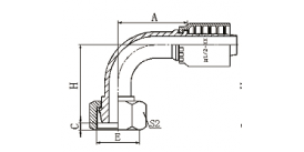 20591CY 90°METRIC FEMALE MUISEAL 20591CY 90°METRIC FEMALE MUISEAL