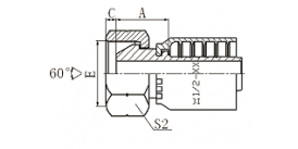 22611Y BSP FEMALE 60°CONE 22611Y BSP FEMALE 60°CONE