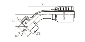 22641Y 45°BSP FEMALE 60°CONE 22641Y 45°BSP FEMALE 60°CONE