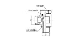 1CI 1DI METRIC BANJO  1CI 1DI METRIC BANJO