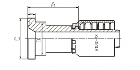 87611Y SAE FLANGE 6000 PSI  87611Y SAE FLANGE 6000 PSI