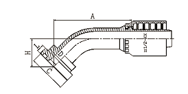 88141Y 45° JIS FLANGE