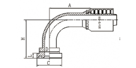 88191Y 90°JIS FLANGE 88191Y 90°JIS FLANGE