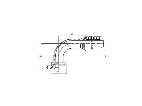 88191Y 90°JIS FLANGE