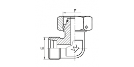 2C9 2D9 REDUCER TUBE ADAPTOR WITH SWIVEL NUT 90° ELBOW 2C9 2D9 REDUCER TUBE ADAPTOR WITH SWIVEL NUT 90° ELBOW