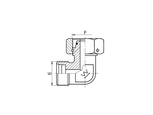 2C9 2D9 REDUCER TUBE ADAPTOR WITH SWIVEL NUT 90° ELBOW 2C9 2D9 REDUCER TUBE ADAPTOR WITH SWIVEL NUT 90° ELBOW