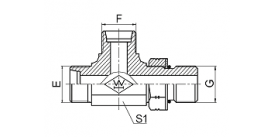ACCO-OG ADDO-OG BARREL TEE UN、UNF THREAD ADJUSTABLE STUD ENDS WITH O-RING SEALING ACCO-OG ADDO-OG BARREL TEE UN、UNF THREAD ADJUSTABLE STUD ENDS WITH O-RING SEALING