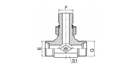 ACOC-OG ADOD-OG BRANCH TEE UN、UNF THREAD ADJUSTABLE STUD ENDS WITH O-RING SEALING ACOC-OG ADOD-OG BRANCH TEE UN、UNF THREAD ADJUSTABLE STUD ENDS WITH O-RING SEALING