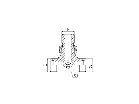 ACOC-OG ADOD-OG BRANCH TEE UN、UNF THREAD ADJUSTABLE STUD ENDS WITH O-RING SEALING ACOC-OG ADOD-OG BRANCH TEE UN、UNF THREAD ADJUSTABLE STUD ENDS WITH O-RING SEALING