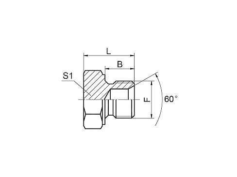 4M METRIC MALE DOUBLE USE FOR 60° CONE SEAT OR BONDED SEAL PLUG 4M METRIC MALE DOUBLE USE FOR 60° CONE SEAT OR BONDED SEAL PLUG