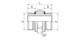 1H METRIC MALE L-SERIES