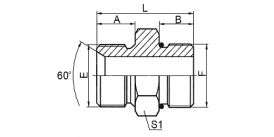 1BO BSP MALE DOUBLE USE FOR 60° CONE SEAT OR BONDED SEAL/SAE O-RING BOSS L-SERIES ISO 11926-3 1BO BSP MALE DOUBLE USE FOR 60° CONE SEAT OR BONDED SEAL/SAE O-RING BOSS L-SERIES ISO 11926-3