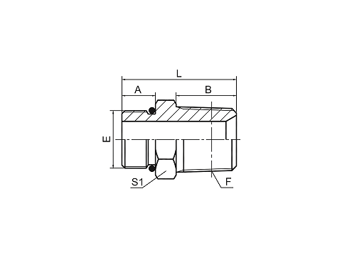 1OT-SP SAE O-RING BOSS/BSPT MALE 1OT-SP SAE O-RING BOSS/BSPT MALE