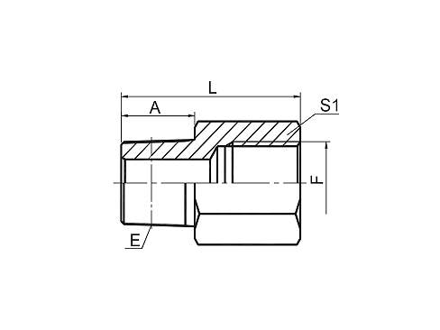 5NB NPT MALE/BSP FEMALE 5NB NPT MALE/BSP FEMALE