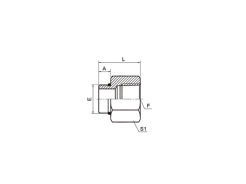 5OT SAE O-RING BOSS/BSPT FEMALE
