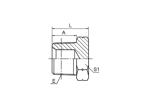 4T-SP BSPT MALE PLUG 4T-SP BSPT MALE PLUG