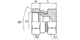 9S JIS GAS FEMALE 60° SEAT PLUG 9S JIS GAS FEMALE 60° SEAT PLUG